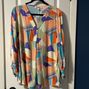 Haptics v neck blouse SZ L